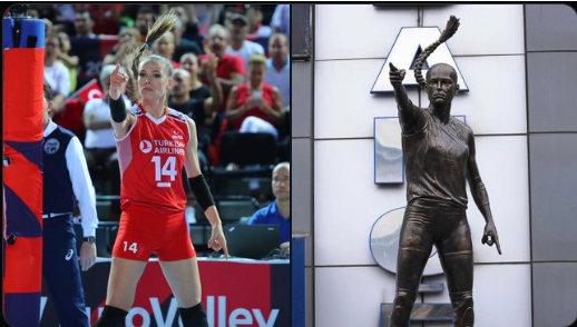 Eda Erdem’in heykeli sosyal medyada alay konusu oldu