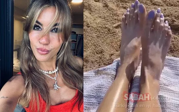 Çağla Şıkel’in ayaklarıyla ilgili görüntünün gündeme gelmesi hakkında ünlü model cevap verdi