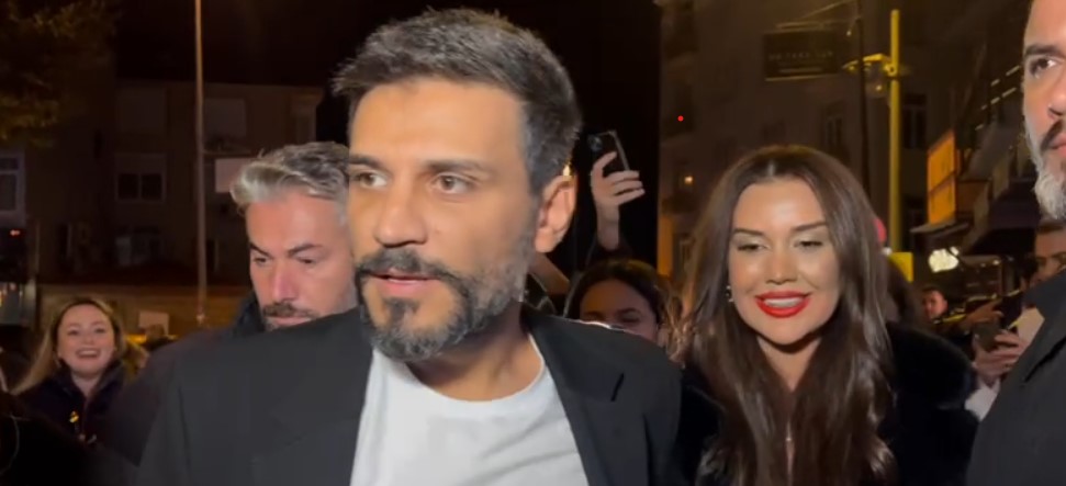Dilan Polat ve Engin Polat mekan çıkışı görüntülendi